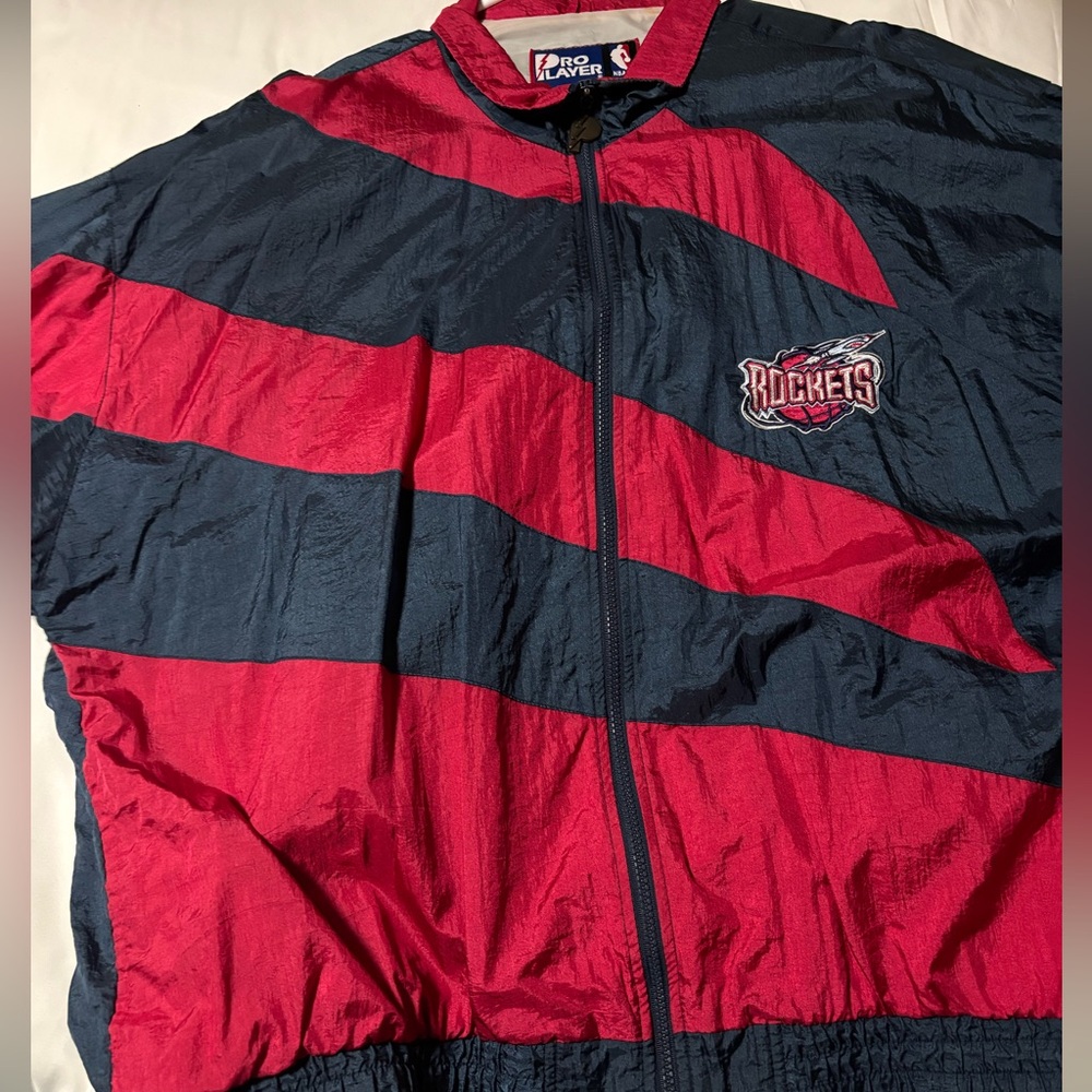 Pro Player Red and Navy Windbreaker